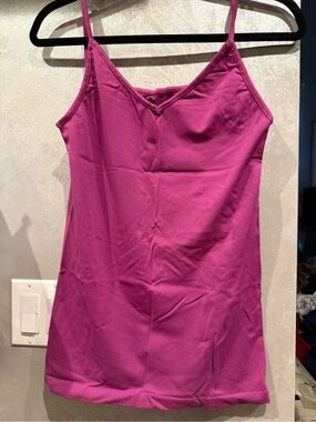 Shimera Magenta Spaghetti Strap Tank